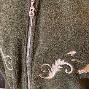 Bogner fleece embroidered jacket